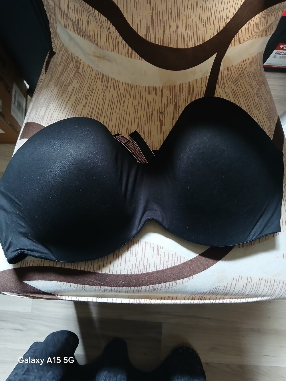 Victoria's Secret Black Strapless Bandeau Bra